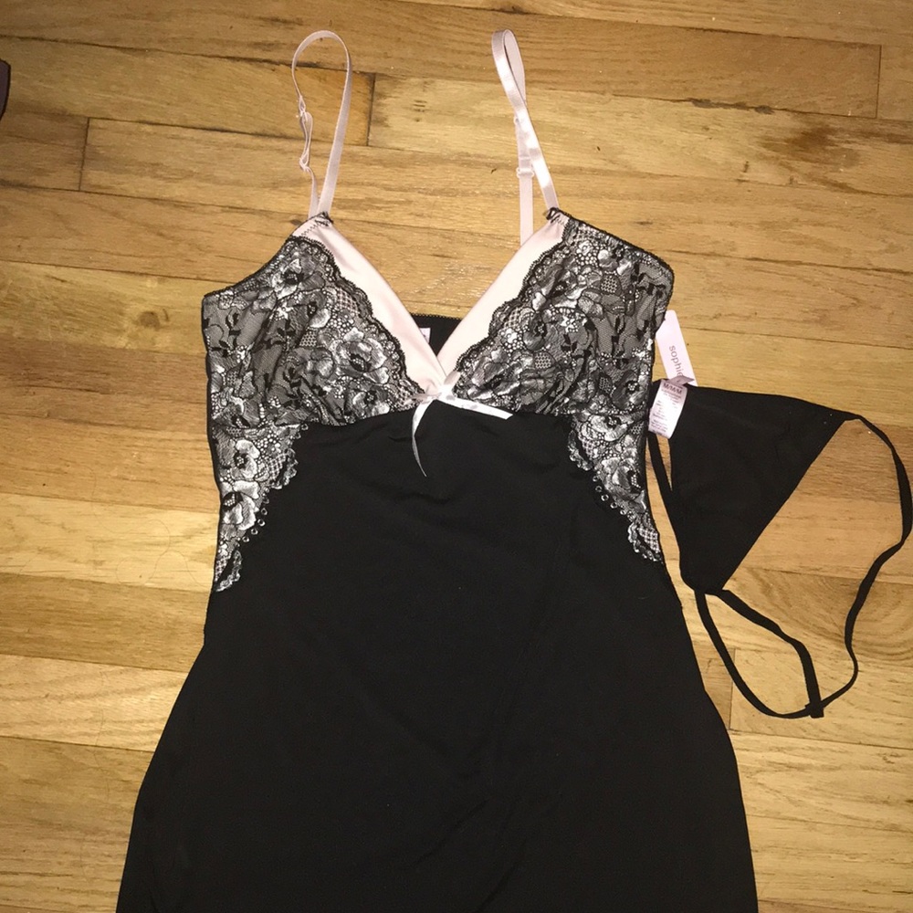 Sophie B black slip size medium brand new